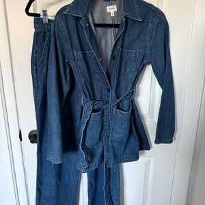 Wilfred free jeans Denim Blue Straight Leg denim set